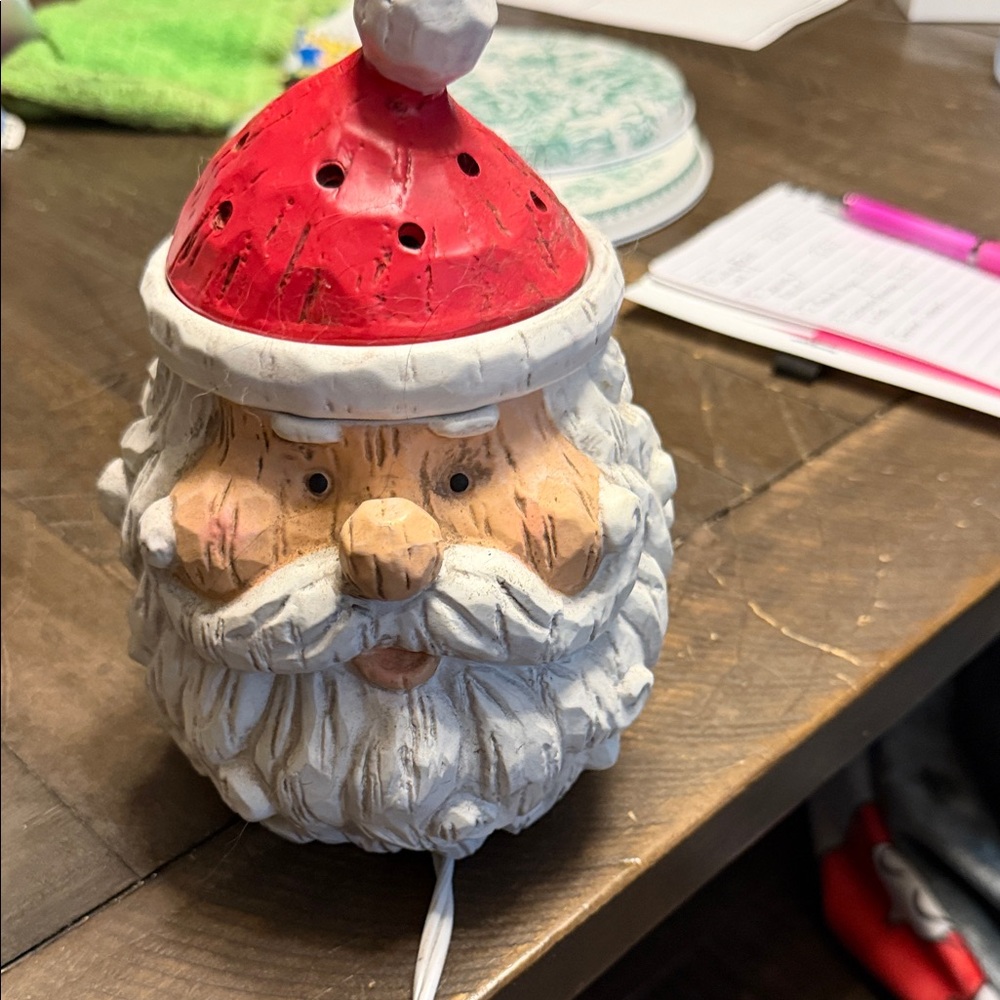 Santa Claus Ceramic Holiday Light Scentsy warmer